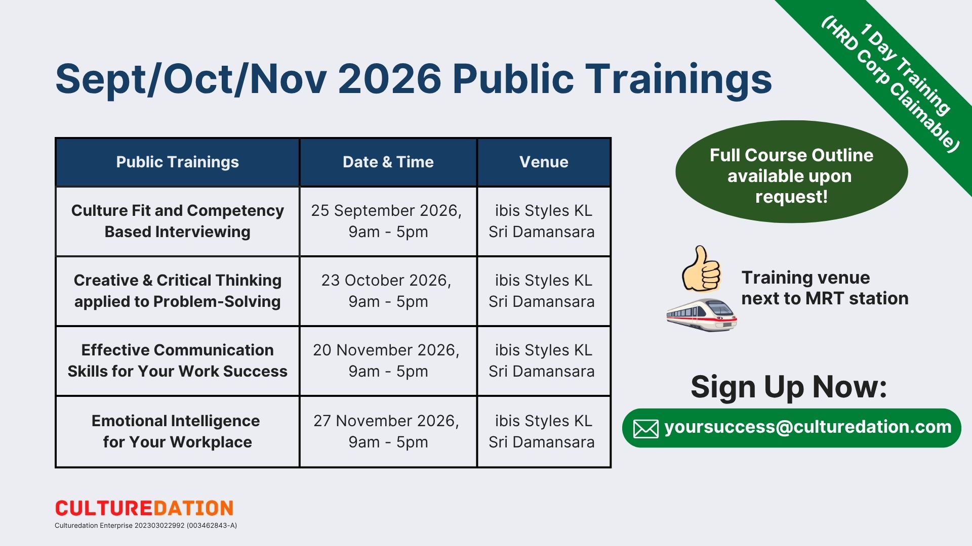 Culturedation_Culture Trainings_Sept_Oct_Nov 2026 Public Trainings_HRD Corp Claimable_Banner Culturedation_Culture Trainings_Sept_Oct_Nov 2026 Public Trainings_HRD Corp Claimable_Banner