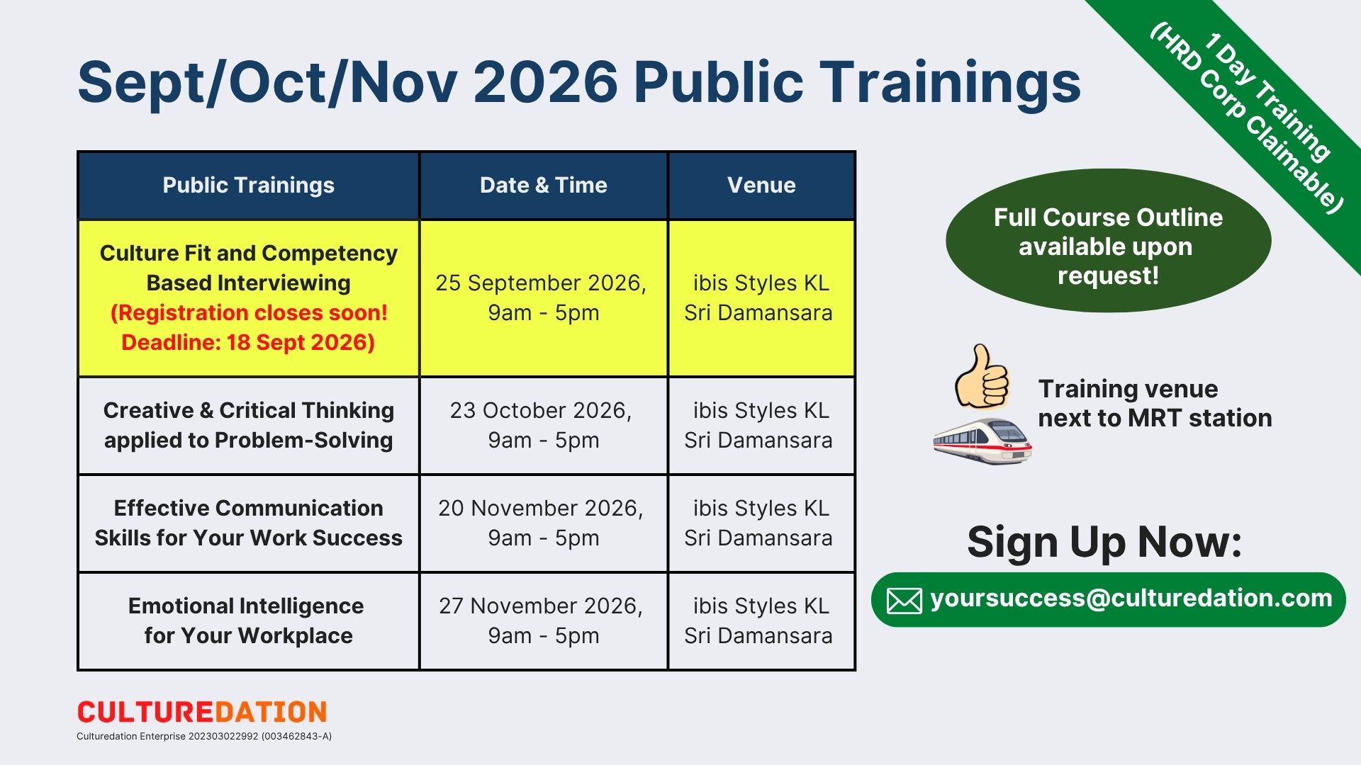 Culturedation_Culture Trainings_Sept_Oct_Nov 2026 Public Trainings_HRDC Claimable_Banner Culturedation_Culture Trainings_Sept_Oct_Nov 2026 Public Trainings_HRDC Claimable_Banner